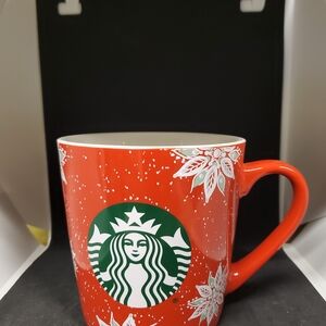 2020 Starbucks Festive Red and White Mug